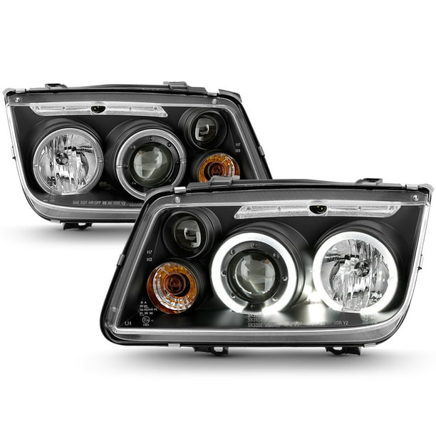 Plastic Headlamp Headlight Lenses Replacement fit for VW MK4 Jetta Bora 99-04